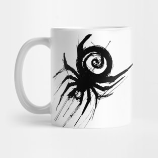 Black spider Mug